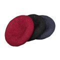 Womens Ladies Wool Warm Angora Winter Lurex Metallic Yarn Autumn Spring Cap Hat Beret (HW807)